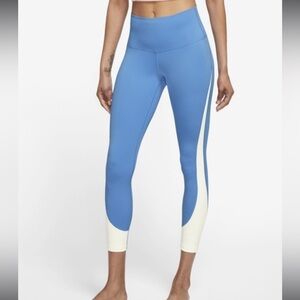 XL Nike yoga tights‎ leggings Baby Blue